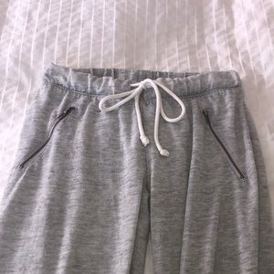 Light grey joggers/sweatpants